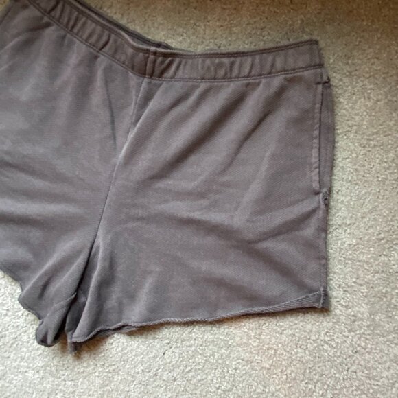 Aerie High Waist Grey Shorts Size XL - Picture 9 of 12